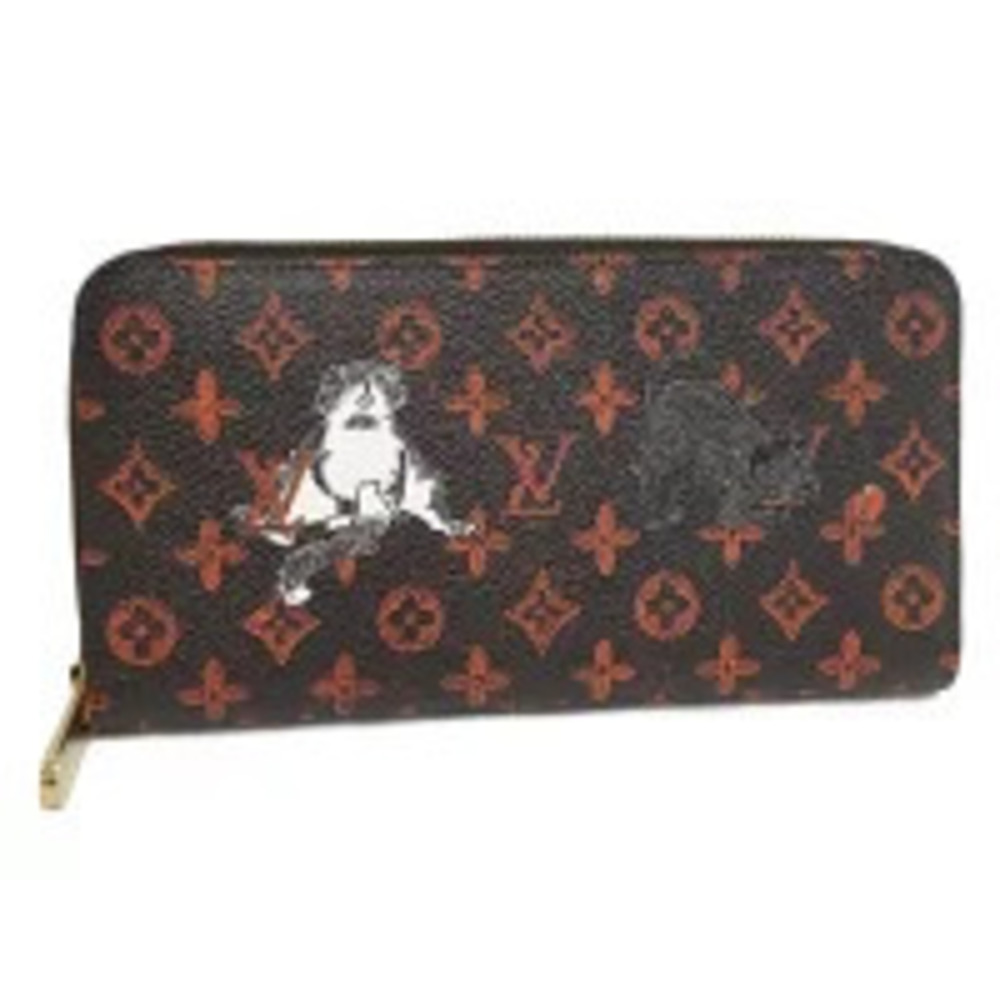 LOUIS VUITTON Zippy Wallet Long Catgram